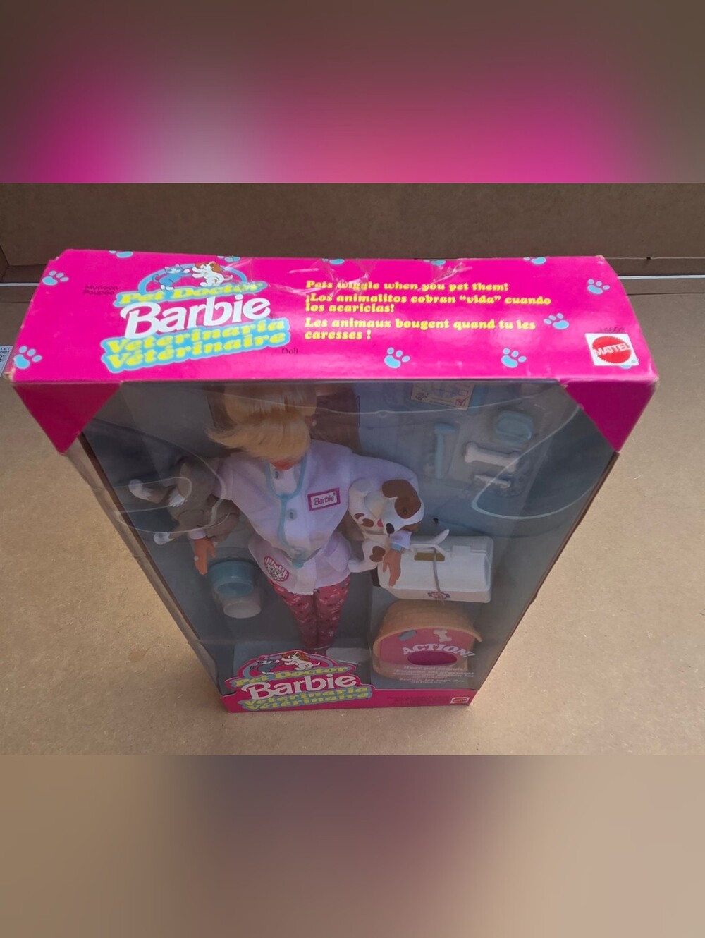 Vintage 1996 Pet Doctor Barbie Doll NIB - Mattel #14604 - Picture 5 of 6